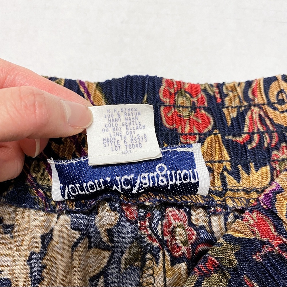 Vintage retro floral skirt - Picture 7 of 10